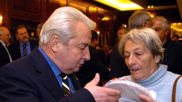 Legendární olympionici Dana Zátopková a Jiří Raška