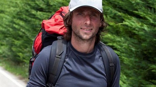 Jan Škrabálek při závodu Red Bull X-Alps.