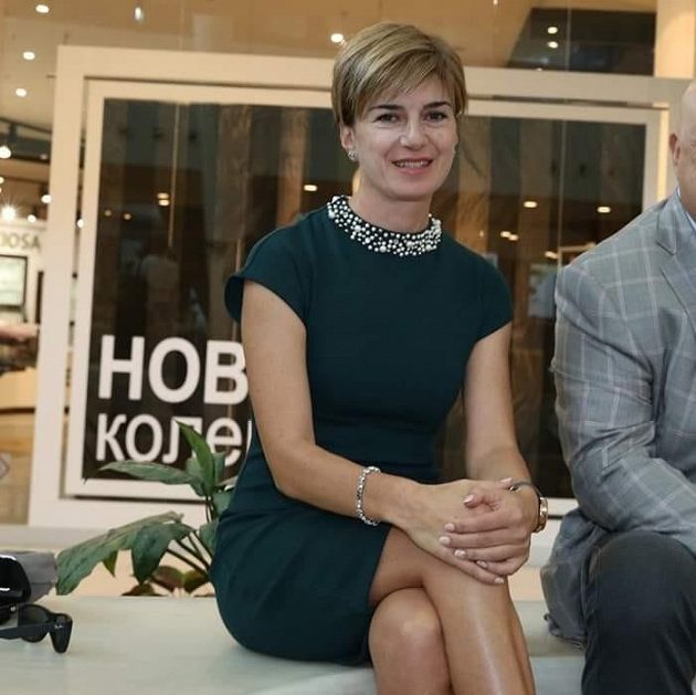Prezidentka Bulharské biatlonové federace a bývalá závodnice Jekatěrina Dafovská.