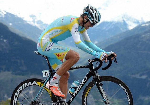 Roman Kreuziger v dresu Astany.