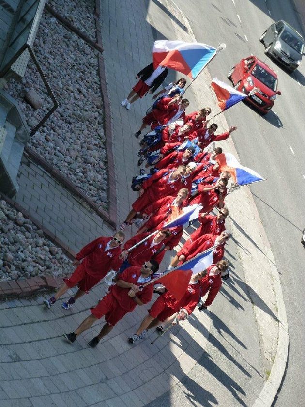 Český tým na MS U-19 ve fieldlakrosu 2012