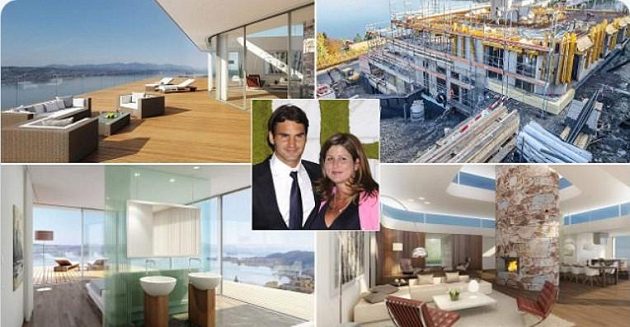 Roger Federer žije se svou rodinou v luxusním sídle na břehu Ženevského jezera