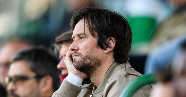 Sportovní ředitel Sparty Praha Tomáš Rosický během utkání 28. kola s Bohemians.
