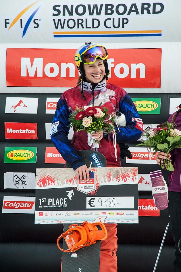Snowboardkrosařka Eva Samková.