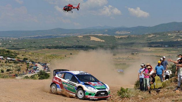 Mikko Hirvonen během Rallye Akropolis