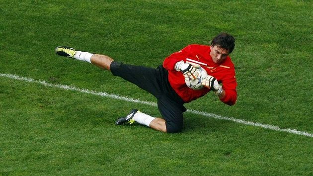 Plzeňský Marek Čech se v Edenu připravoval na odvetu předkola Ligy mistrů proti Kodani.