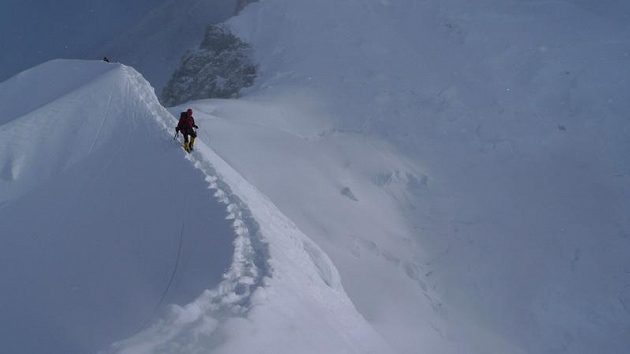 Výstupová trasa na Gasherbrum II.