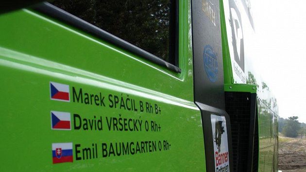 Speciál Tatra připravený pro posádku Marek Spáčil, David Vršecký a Emil Baumgarten.