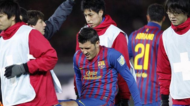 David Villa kvůli dlouhému zranění přišel o místo v sestavě Barcelony. Teď dostává jen minimum šancí.