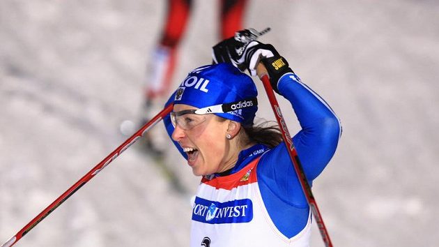 Vítězka pražského sprintu Tour de Ski na Strahově Natalia Korostělevová z Ruska