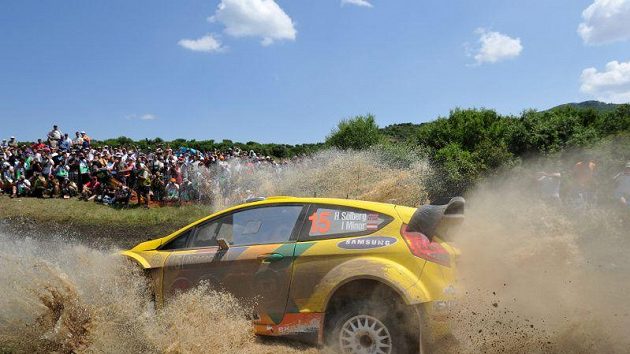 Henning Solberg při Rallye Akropolis.