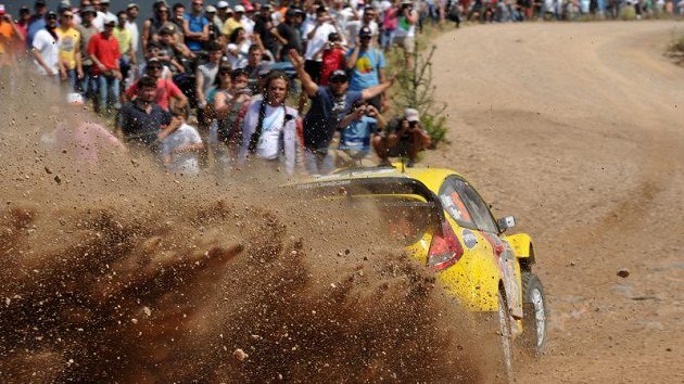 Henning Solberg při Rallye Akropolis.