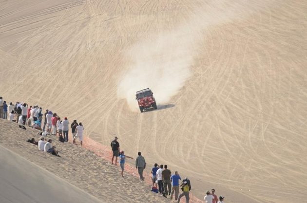 Aleš Loprais s tatrou během Rallye Dakar 2013