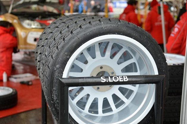 Pneumatiky, které dovezly Sébastiena Loeba k vítězství v Rallye Monte Carlo 2013.