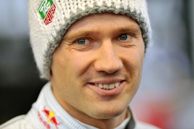 Sébastien Ogier dokončil při debutu s Polem WRC závod mistrovství světa na druhém místě, a tak nebylo divu, že rozdával úsměvy.