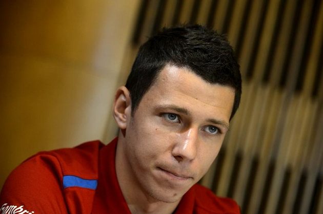 Marek Suchý na srazu fotbalové reprezentace před přípravou na mistrovství Evropy.