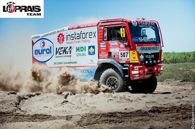 S kamiónem MAN TGS 18.480 nizozemského týmu absolvuje Aleš Loprais letošní Silk Way Rally.