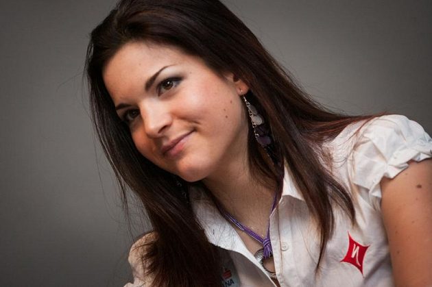 Bikerka Tereza Huříková.