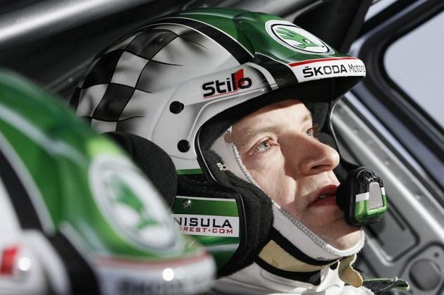Finský pilot Škody Motorsport Juho Hänninen.