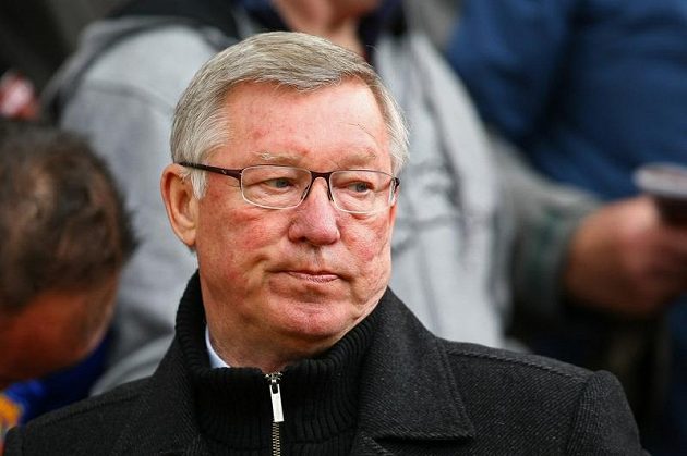 Rozladěný Alex Ferguson, kouč fotbalistů Manchesteru United