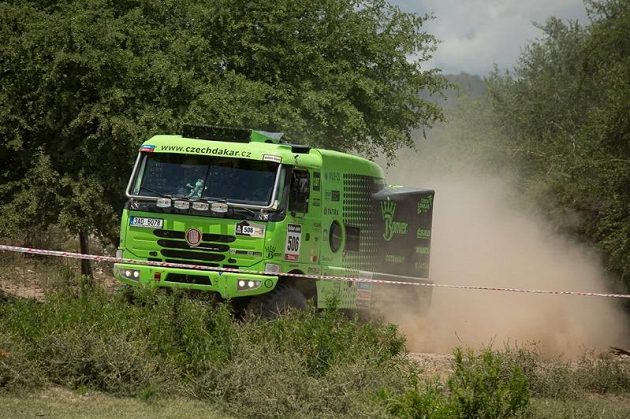 Tatra Martina Kolomého na trati Rallye Dakar.
