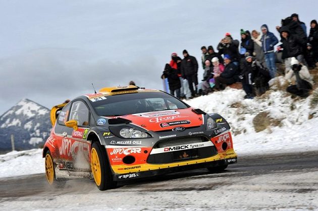 Martin Prokop na trati Rallye Monte Carlo 2013.