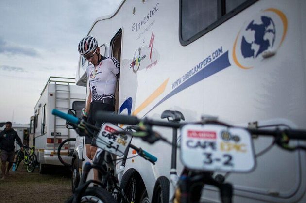 Jaroslav Kulhavý během závodu Cape Epic 2017.