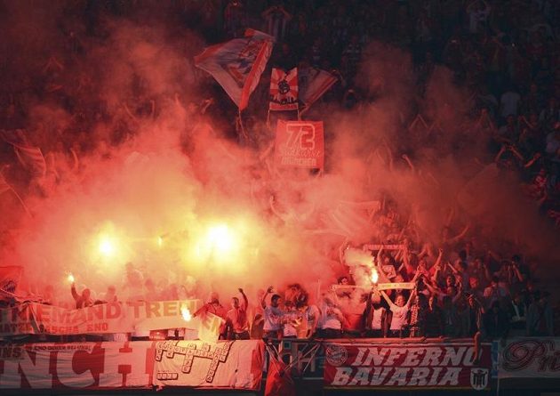 Atmosféra finále fotbalové Ligy mistrů ve vyprodané mnichovské Allianz Areně byla parádní