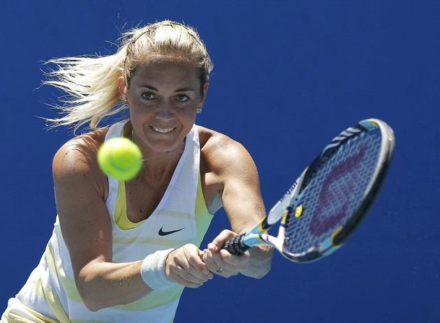 Česká tenista Klára Zakopalová zdolala v prvním kole Australian Open Jihoafričanku Chanelle Scheepersovou.