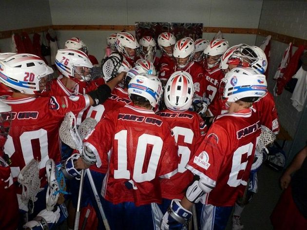 Český tým na MS U-19 ve fieldlakrosu 2012