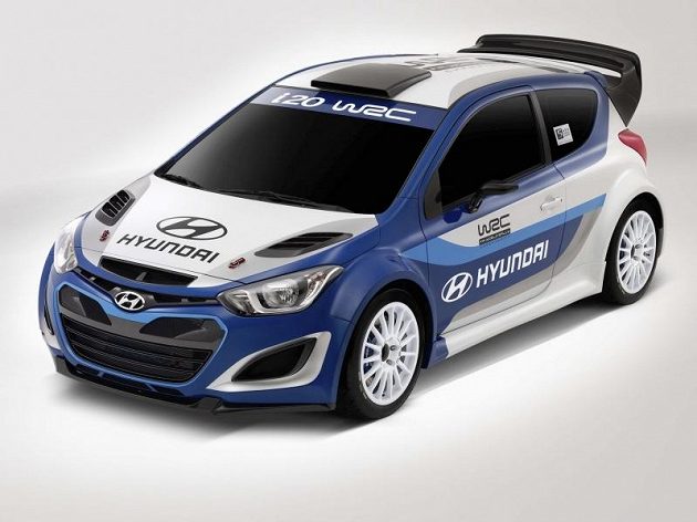 Grafická studie vozu Hyundai i20 WRC