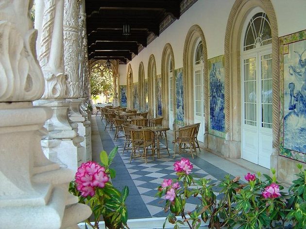 Hotel, v němž našli útočiště fotbalisté Plzně před pohárovým utkáním v Coimbře.