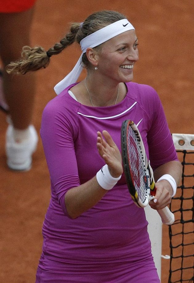 Radost Petry Kvitové, na Roland Garros poprvé v kariéře postoupila do čtvrtfinále