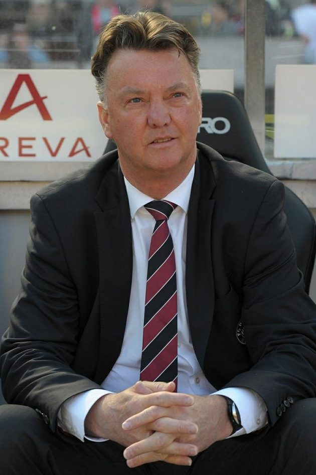 Nizozemský kouč ve službách Manchesteru United Louis van Gaal.