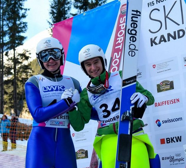 Čeští medailsté z MSJ - Jan Vytrval (vlevo) a Ondřej Pažout.