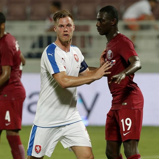 Tomáš Kalas s kapitánskou páskou národního týmu.