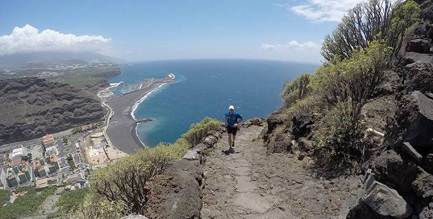 Ondřej Fejfar na La Palma Tazacorte.