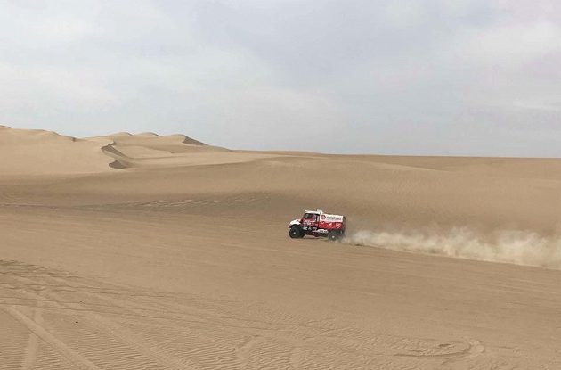 Aleš Loprais se svou tatrou na Rallye Dakar 2018