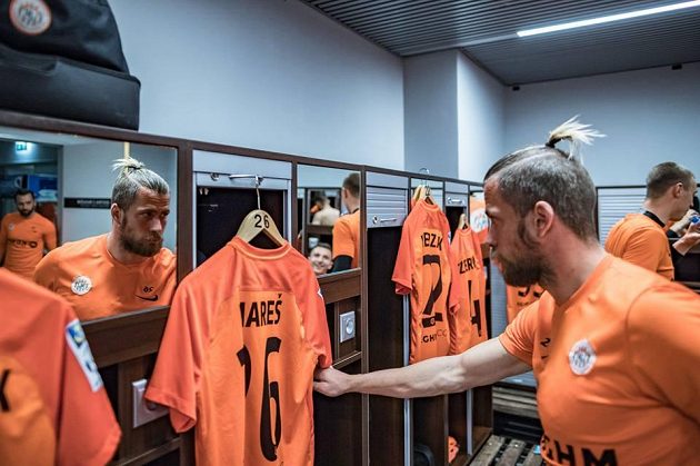 Jakub Mareš před utkáním na hřišti Legie.