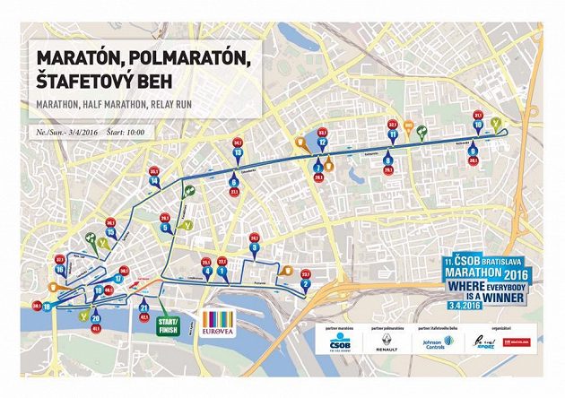 Trasa maratónu slibovala rychlý závod.
