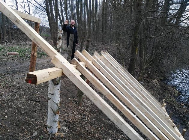 Malá ukázka z příprav - Army Run v Hluboké nad Vltavou.