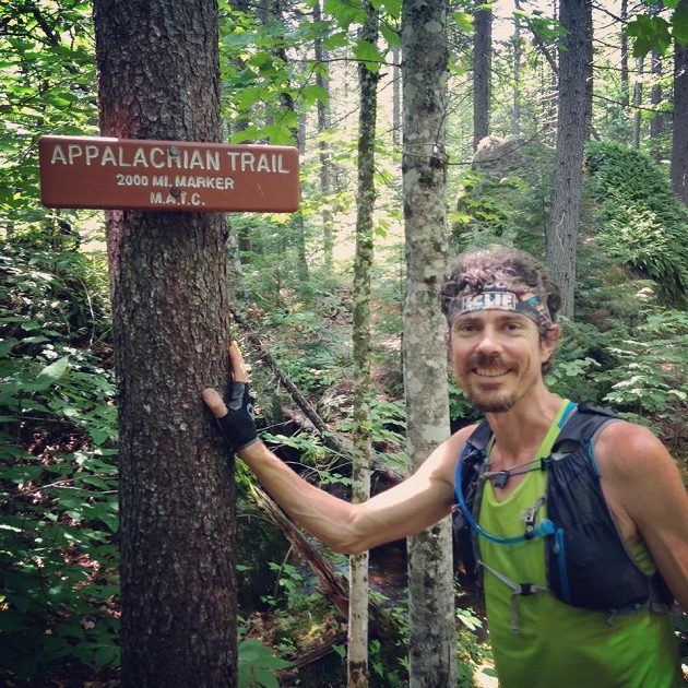 Scott Jurek v průběhu zdolávání Appalachian Trail.