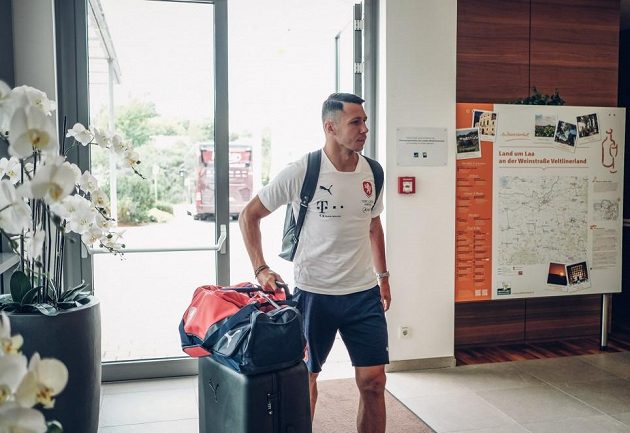 Marek Suchý dorazil na základnu reprezentace v Rakousku.