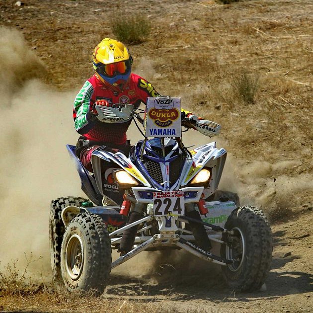 Ollie Roučková se v přípravě na Dakar nešetří.