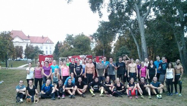 Tréninková skupina Spartan Race z Brna.