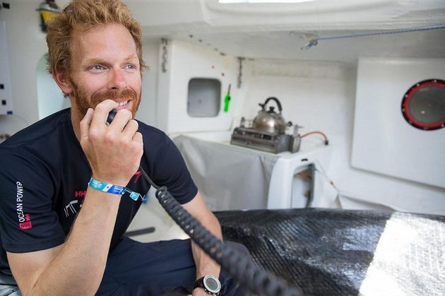 Jachtař Milan Koláček během závodu La Solitaire Urgo Le Figaro.