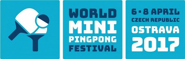 Logo minipingpongového festivalu v Ostravě