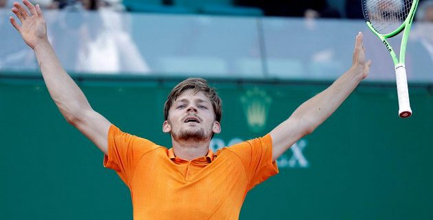 Belgický tenista David Goffin vyřadil ve čtvrtfinále na turnaji v Monte Carlu Srba Novaka Djokoviče.