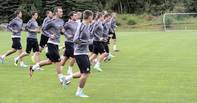 Fotbalisté Jablonce se připravují na úvodní duel třetího předkola Evropské ligy proti norskému týmu Strömsgodset IF.