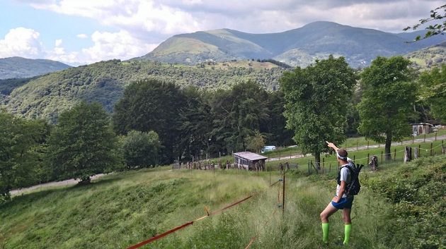 Scenic Trail - tam po tom hřebeni poběžíme.